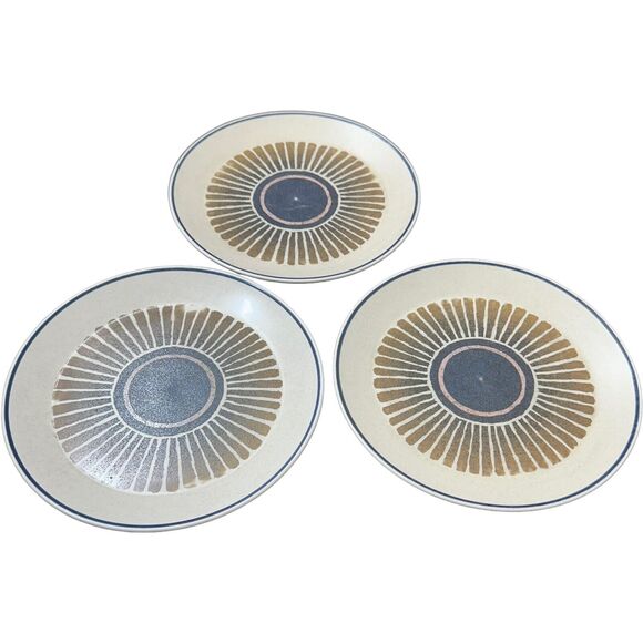 Set Of 3 Lenox Temper-Ware Percussion 10 1/2" Dinner Plate, Oven to Table, 1970s - Picture 8 of 16